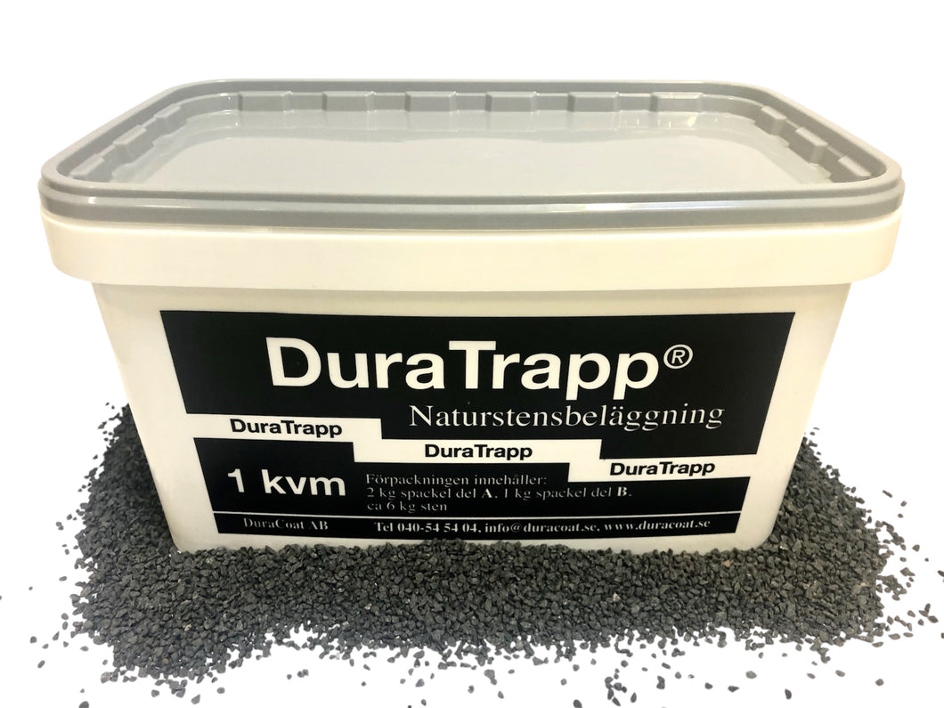 DuraTrapp Naturstensbeläggning Svart Granit 1 kvm