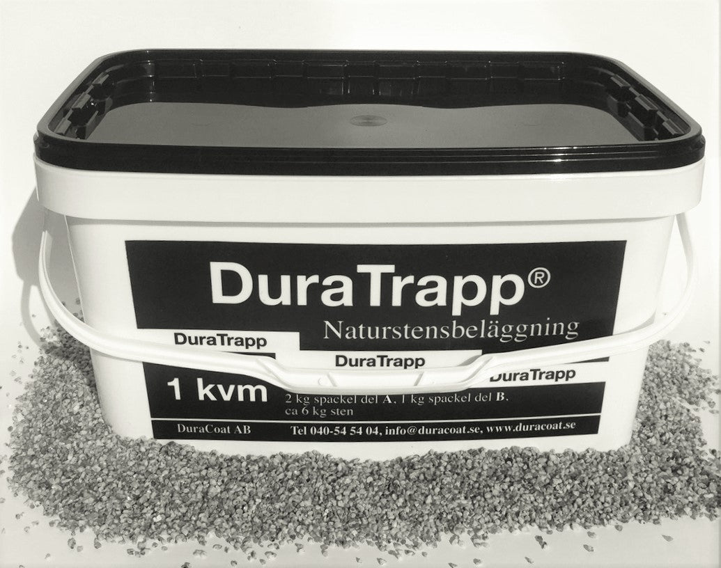 DuraTrapp 1 kvm Mörkgrå Granit