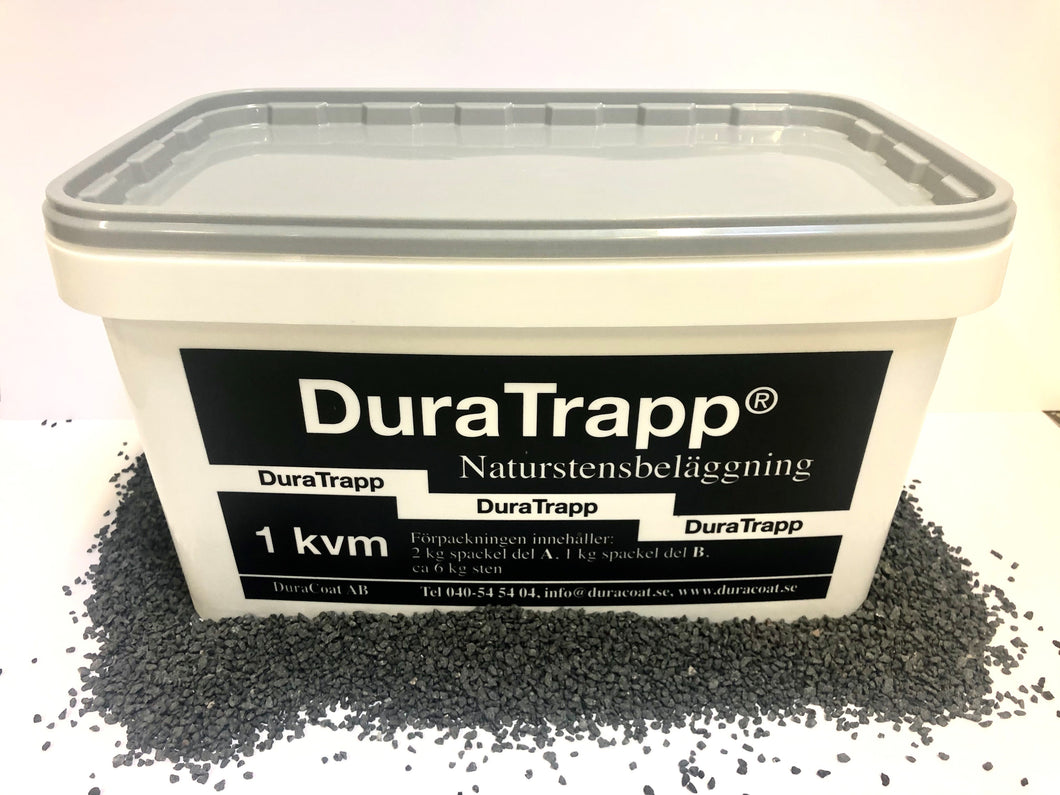 DuraTrapp Naturstensbeläggning Svart Granit 1 kvm
